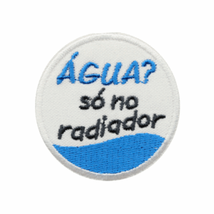Água? Só no radiador (redondo)