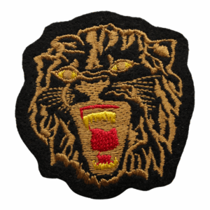 Emblema Naturaleza Cabeza Animal León Marrón