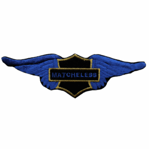 Emblèmes de motard de marque Matcheless Wing Gr.