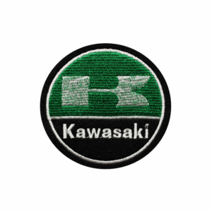 Kawasaki Brand Biker Emblems Mittleres Logo