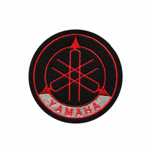 Yamaha Brand Motard Emblems Medium Red Logo