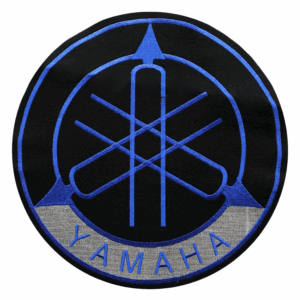 Emblèmes de moto Yamaha, grand logo bleu