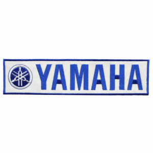 Yamaha Rect-Marken-Motard-Embleme. Gr. Blau