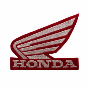 Motorcycle Emblems Honda Brand Logo Medium Red