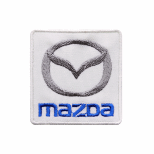 Emblema Bordado – Mazda (Cuadrado)