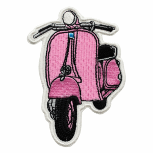 Vespa cor de Rosa frente