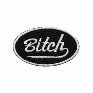 Divers emblèmes de moto Bitch - Blanc