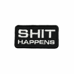 Emblema Motard Diversos Shit Happens