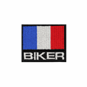 Emblema Motard Biker Bandeira França - France