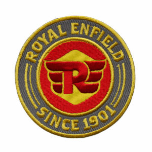 Emblema Bordado – Royal Enfield Since 1901 (Redondo)