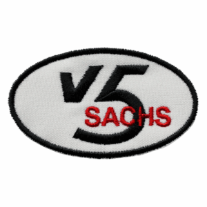 Emblema Bordado – V5 Sachs (Oval)