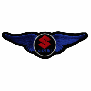 Emblema Bordado – Suzuki Asa (Azul)