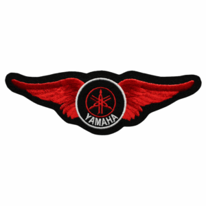 Emblema bordado – Ala Yamaha (Rojo)