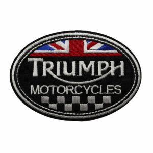 Emblema Bordado – Triumph Motorcycles (Oval)