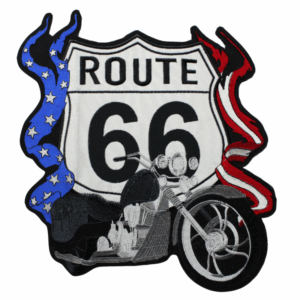 Emblema Bordado – Route 66 (Grande)