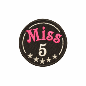 Emblema Bordado – Miss 5 Estrelas