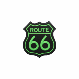 Emblema Bordado - Route 66 (Pequeno) - Verde