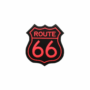 Emblema Bordado - Route 66 (Pequeno) - Rosa