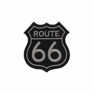 Emblema Bordado - Route 66 - Cinza