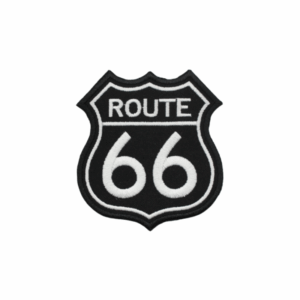 Emblema Bordado - Route 66 - Branco