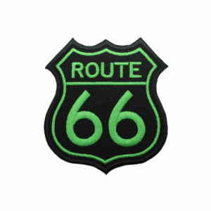 Emblema Bordado - Route 66 (Grande) - Verde