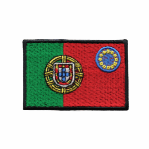 Emblema Bordado – Bandeira de Portugal com U.E.
