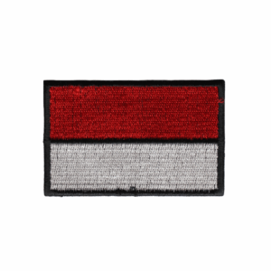 Lokale Embleme Monaco Flagge