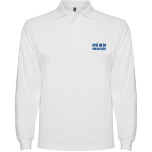 Polo Piquet Personalizado - Homem - Manga Comprida