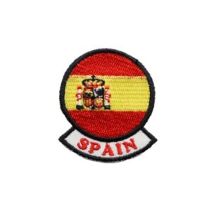 Parche Bordado – Bandera España Redonda - Spain
