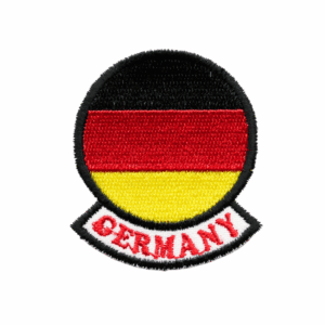 Emblemas Locais Bandeira Alemanha Redonda