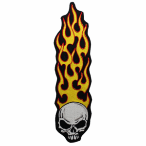 Emblemas Outros Caveira Chamas Gr