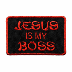Emblema Religião Jesus is My Boss