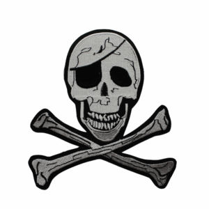 Emblemas Outros Caveira pirata média
