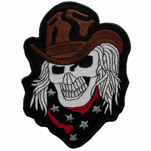 Emblemas Outros Caveira c/ chapéu gr.