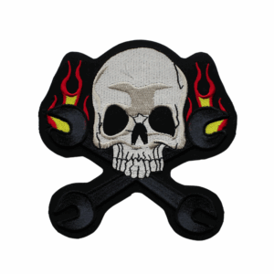 Emblemas Outros Caveira c/ chave médio