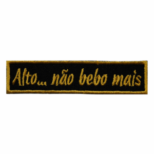 Alto… Não bebo mais