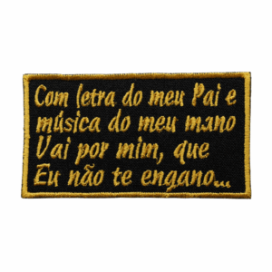 Com letra do meu pai e música do meu mano Vai por mim, que Eu não te engano…