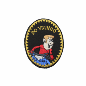 Emblema Família Do vizinho oval preto