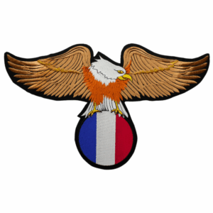 Águia com bandeira França