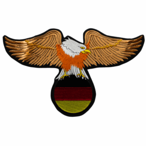 Águia com bandeira Alemanha