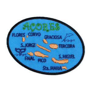 Emblemas Locais Mapa Ilhas Açores