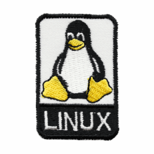 Linux Logo Pinguim Rectangular