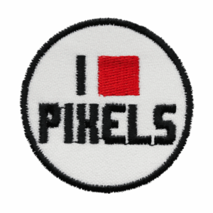 I LOVE PIXELS  - Pixel-art design