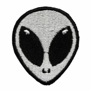 Emblema ET - Extraterrestre Branco - White Alien