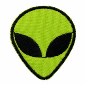 Emblema Extraterrestre verde - Green Alien