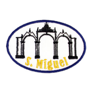 Emblèmes locaux portes de la ville, São Miguel Açores Portugal