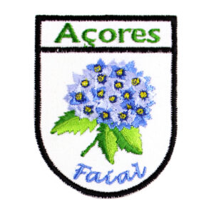 Emblemas Locais Hortênsia Azul Faial Açores Portugal