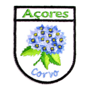 Emblemas Locales Hortênsia Azul Corvo Azores Portugal