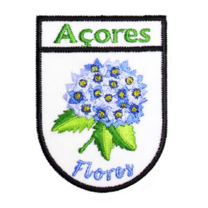 Emblemas Locais Hortênsia Azul Flores  Açores Portugal