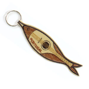 Emblema Porta-Chaves Sardinha Guitarra Fado Portugal